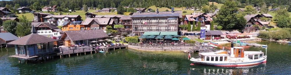 Seehotel Grundlsee — 360° Luftaufnahme von IMPULS