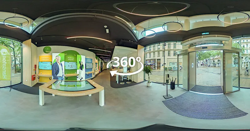 Gehosteter 360° Rundgang Hansaton — World of Hearing von IMPULS
