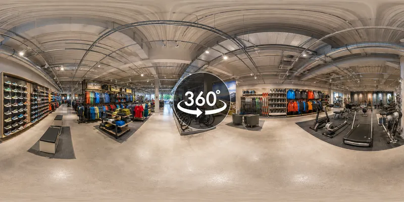 Gehosteter 360° Rundgang INTERSPORT Winninger Linz von IMPULS